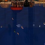 It's fun to fish for crazy fish in Second Life