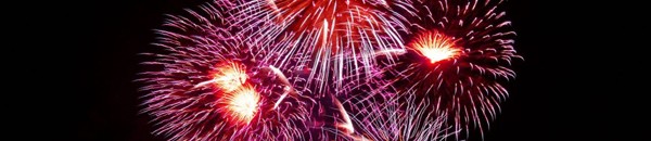 New years in Second Life with fireworks